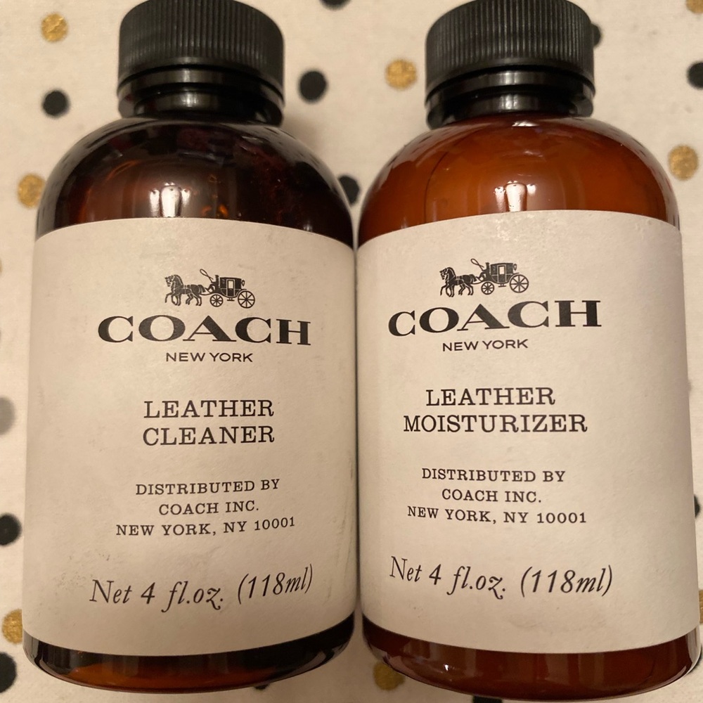 Coach leather care set